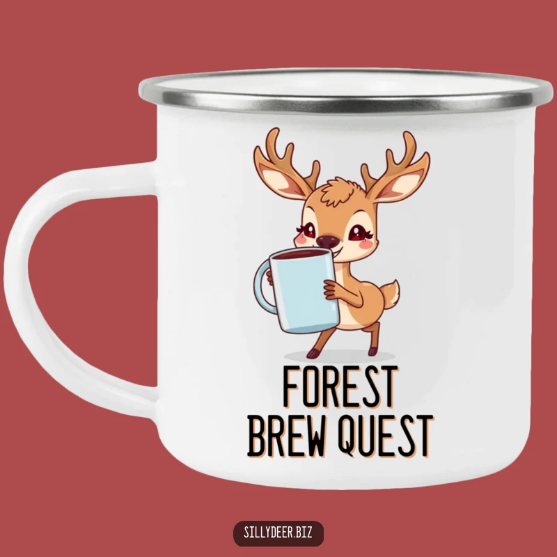 Adventure Funny Deer Coffee Camping Mug: Durable Quest for Your Morning Brew