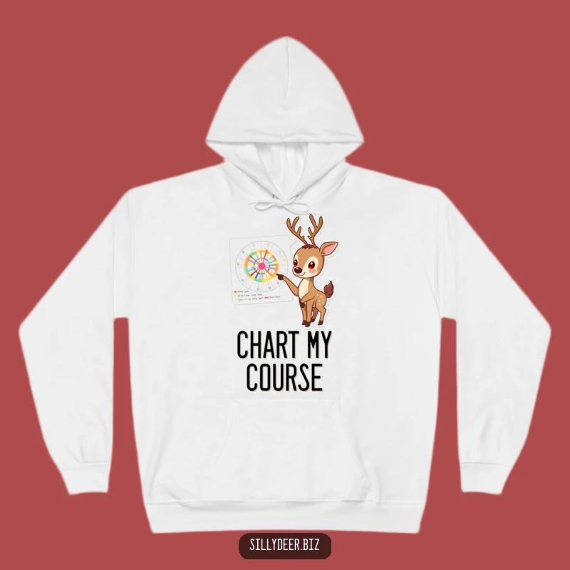 Cozy Funny Deer Chart Hoodie: Warm Comfort for Your Data-Driven Adventures