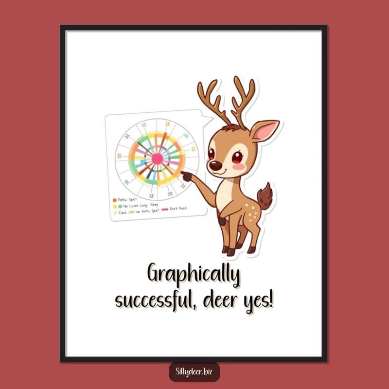 Free Printable Smart Deer Chart Wall Art: Whimsical Decor for the Analytical