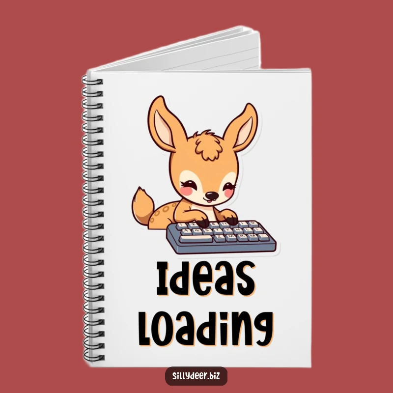 Funny Kawaii Deer Notebook: Focused Writing Journal, Cute Gift
